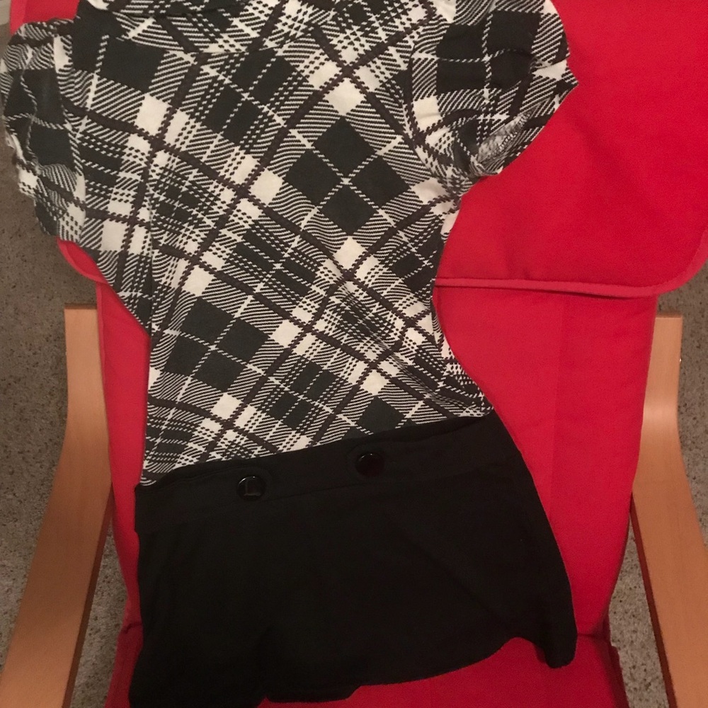 Finesse vintage plaid mini dress
